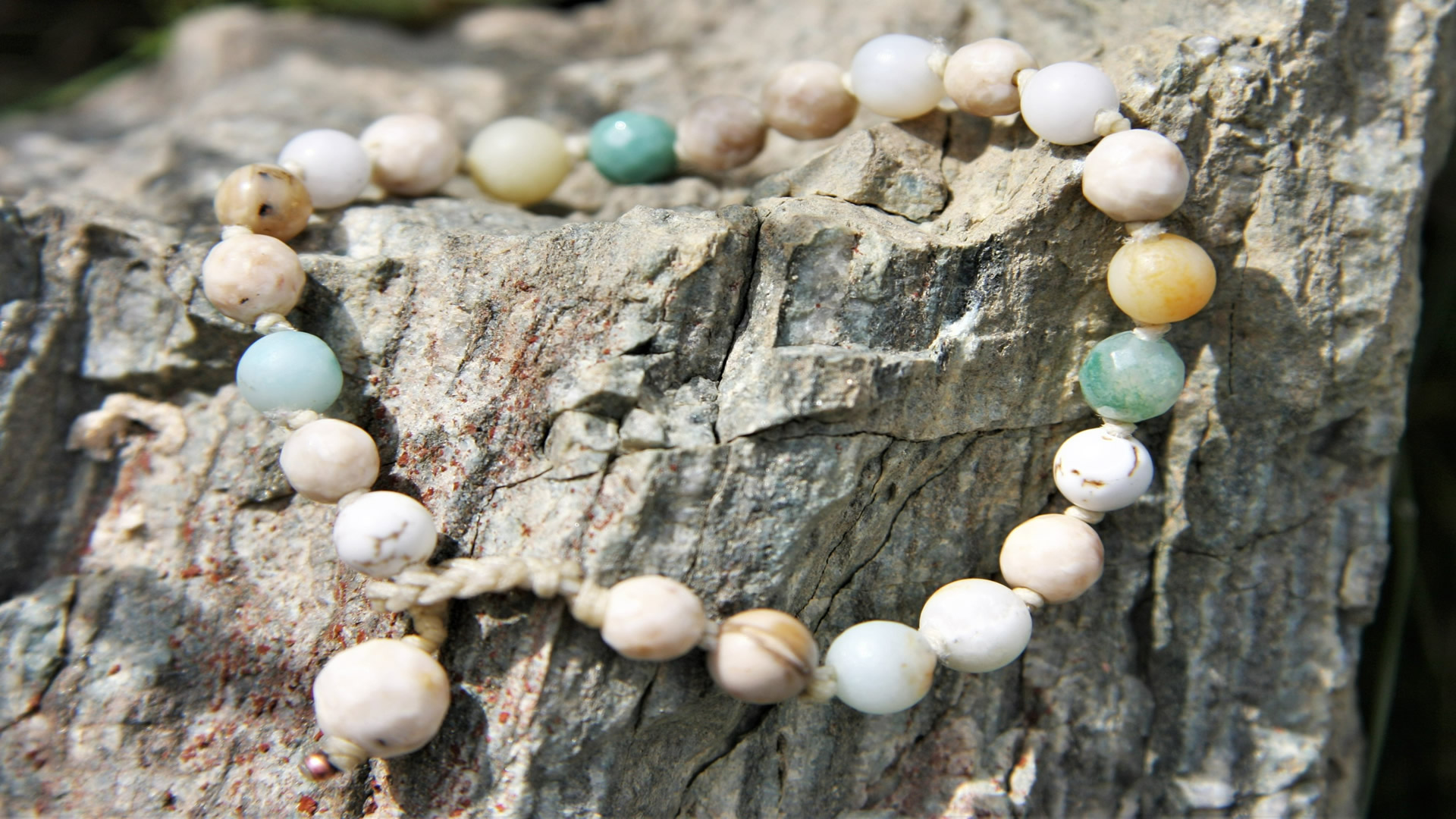 Edelstein Armband Elfenbein 2